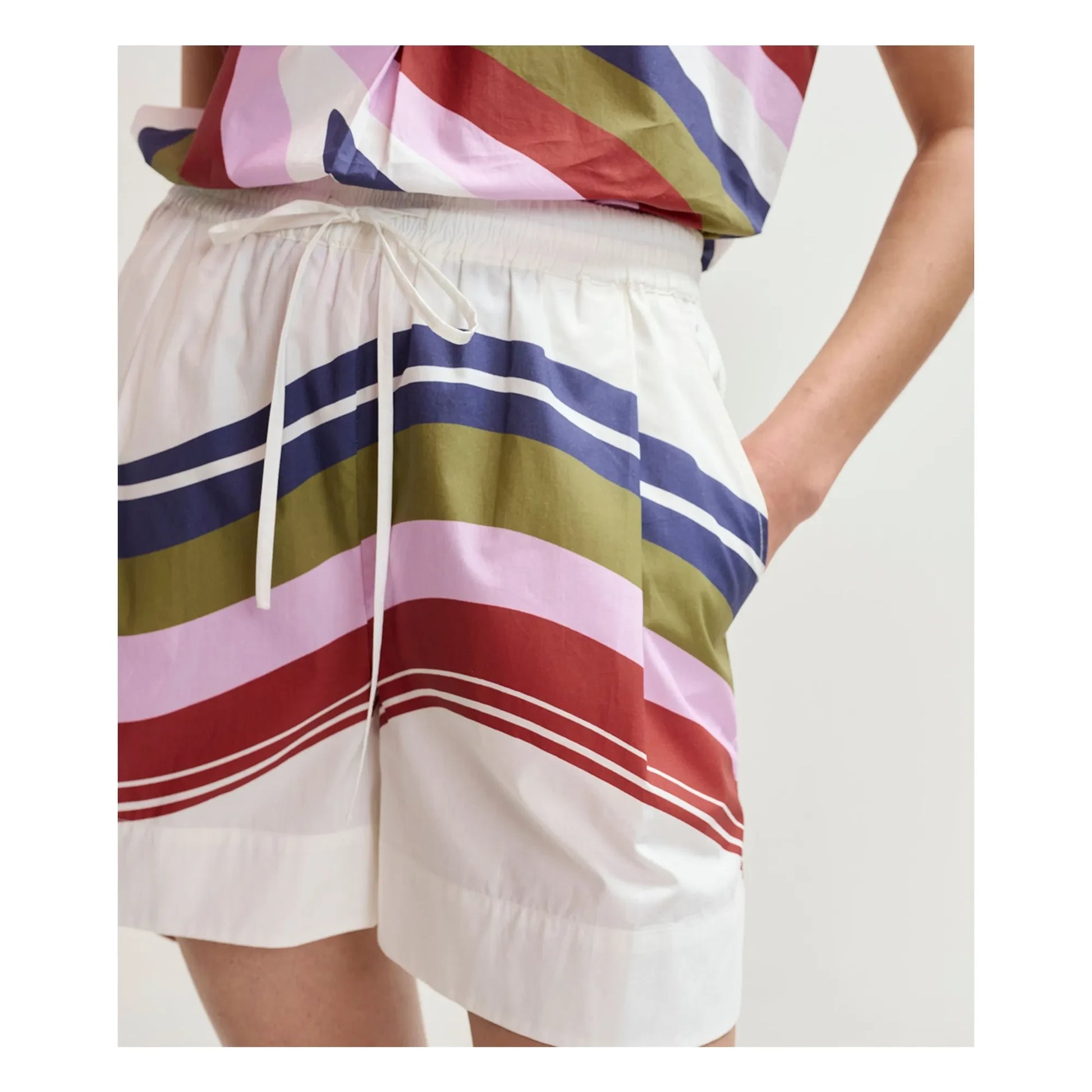 Essentiel Antwerp - Jive Cotton shorts | Blue