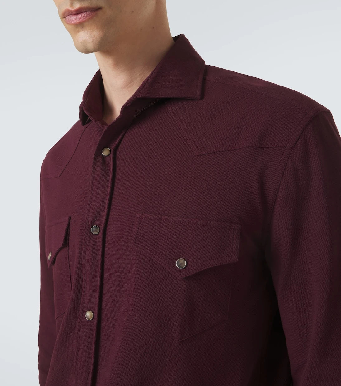 Brunello Cucinelli - Cotton piqué shirt