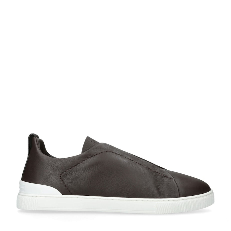Zegna Shearling Triple Stitch SECONDSKIN Sneakers