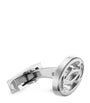 Sterling Silver Double C de Cartier Cufflinks
