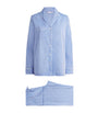 Derek Rose Blue Cotton Classic Pyjama Set