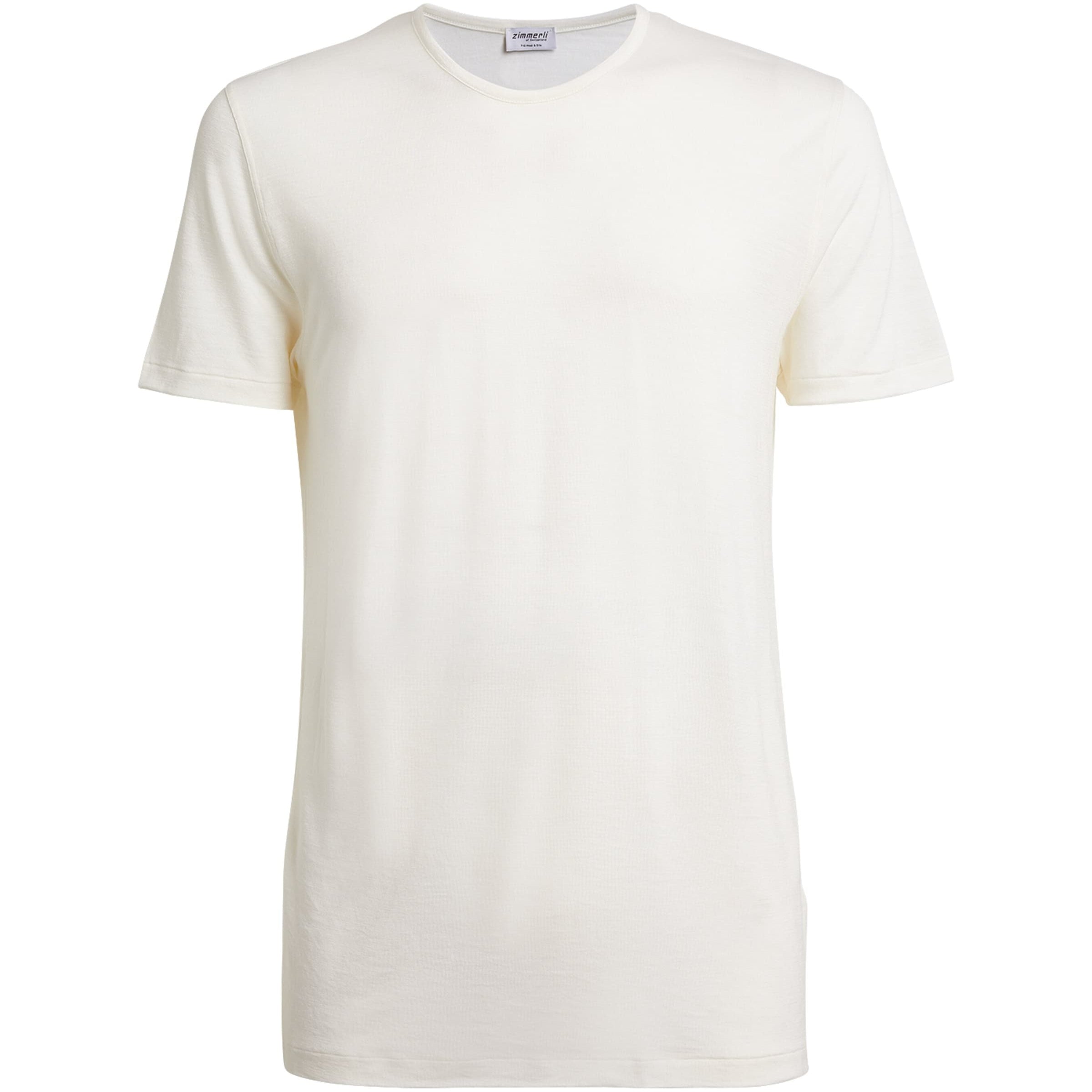 Wool and Silk Short Sleeve Top