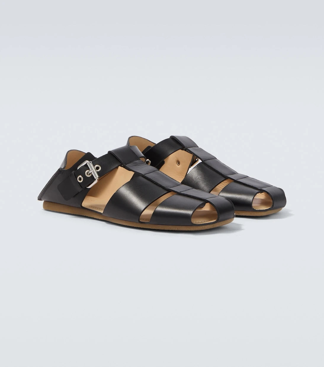 Lemaire - Convertible leather fisherman sandals