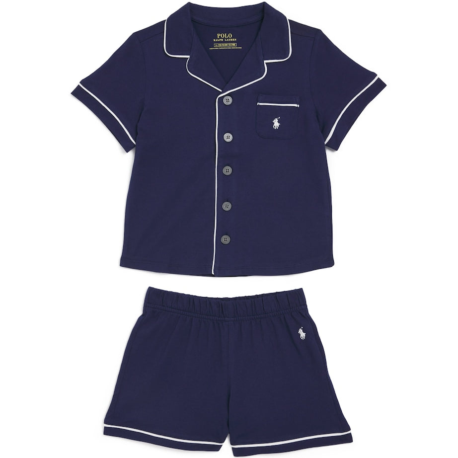 Ralph Lauren Kids Cotton Polo Pony Pyjama Set (4-7 Years)