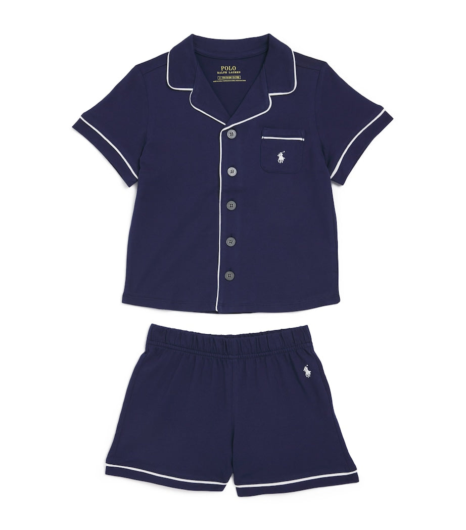 Ralph Lauren Kids Cotton Polo Pony Pyjama Set (4-7 Years)