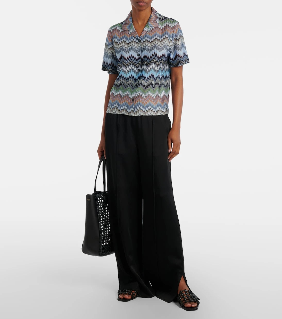 Missoni - Zigzag intarsia shirt