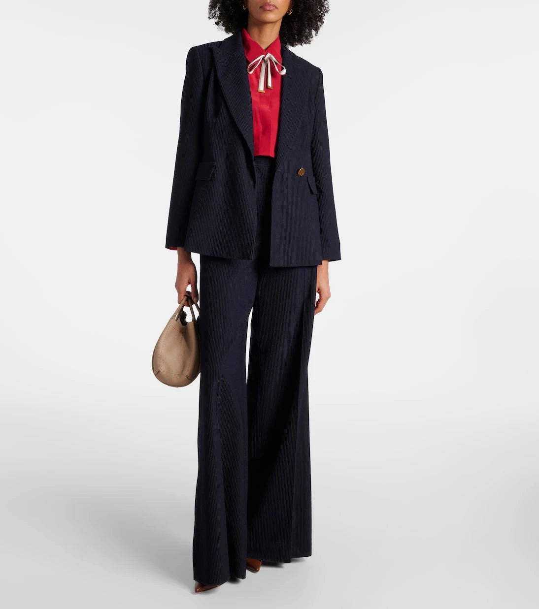 Max Mara - Apollo bow-detail silk crêpe blouse