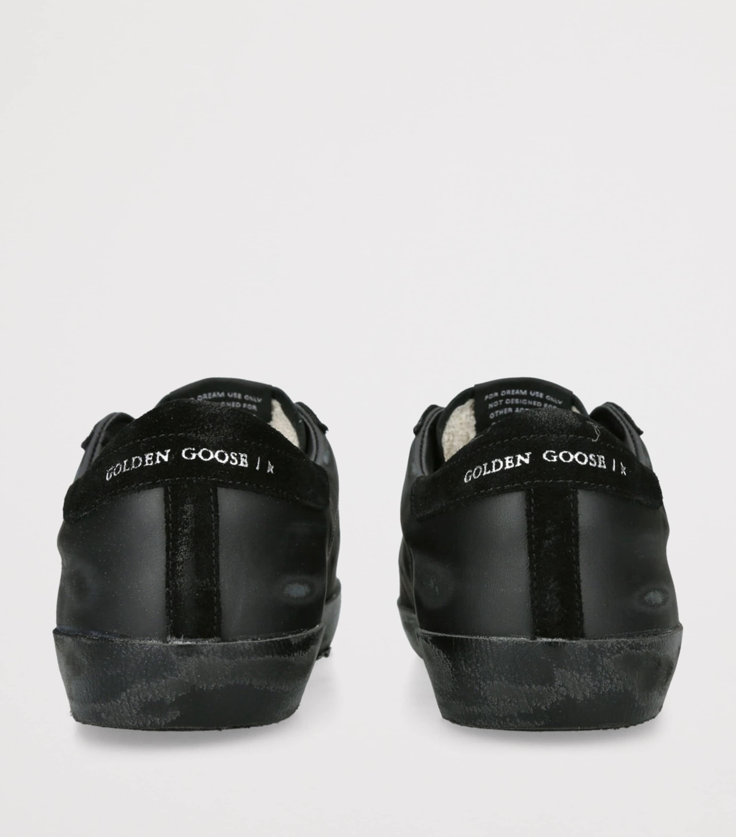 Leather-Suede Super-Star Sneakers