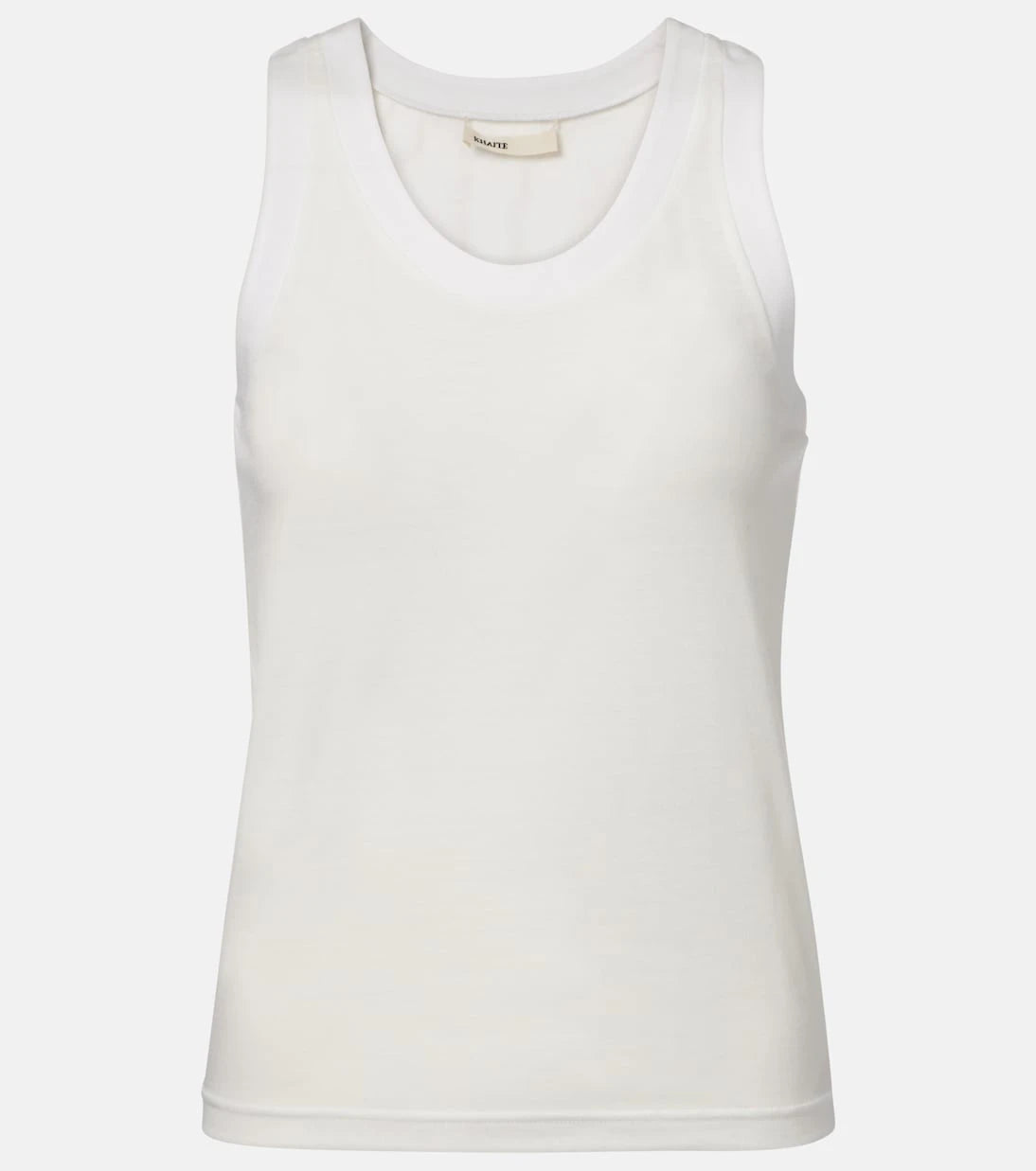 Khaite - Cotton-blend jersey tank top