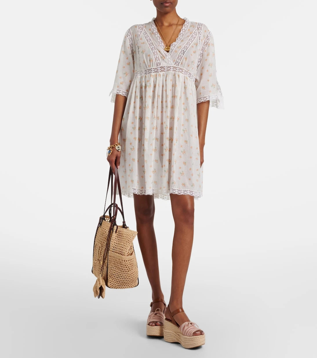 Chloé - Iconic Large raffia tote bag