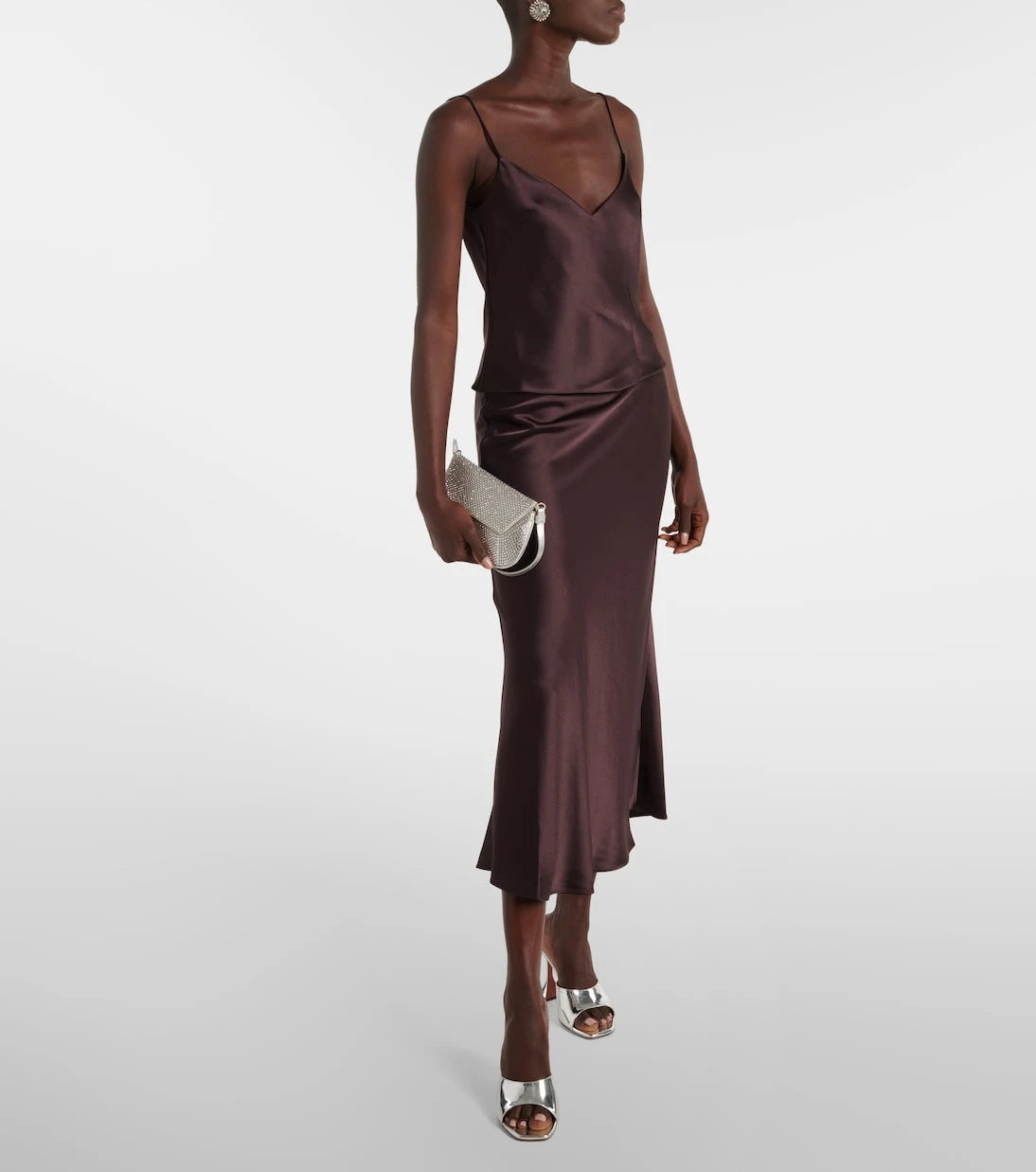 Galvan - Ischia satin camisole