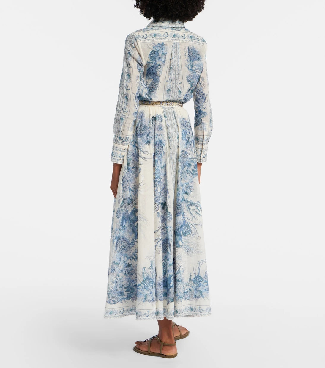 Zimmermann - Wanderlust cotton maxi skirt