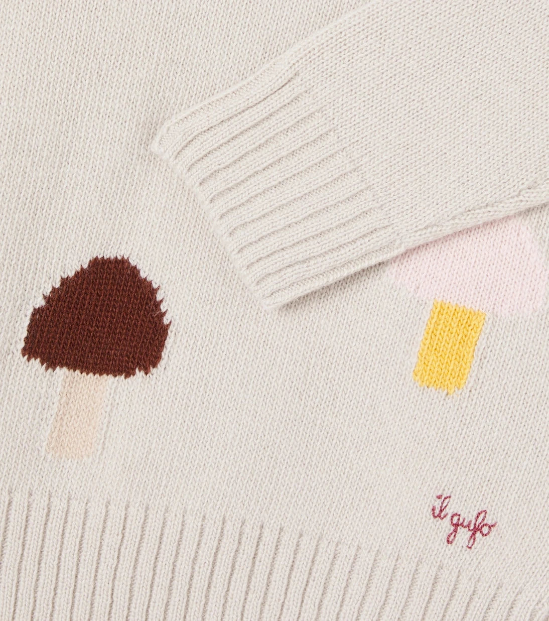 Il Gufo - Embroidered virgin wool sweater