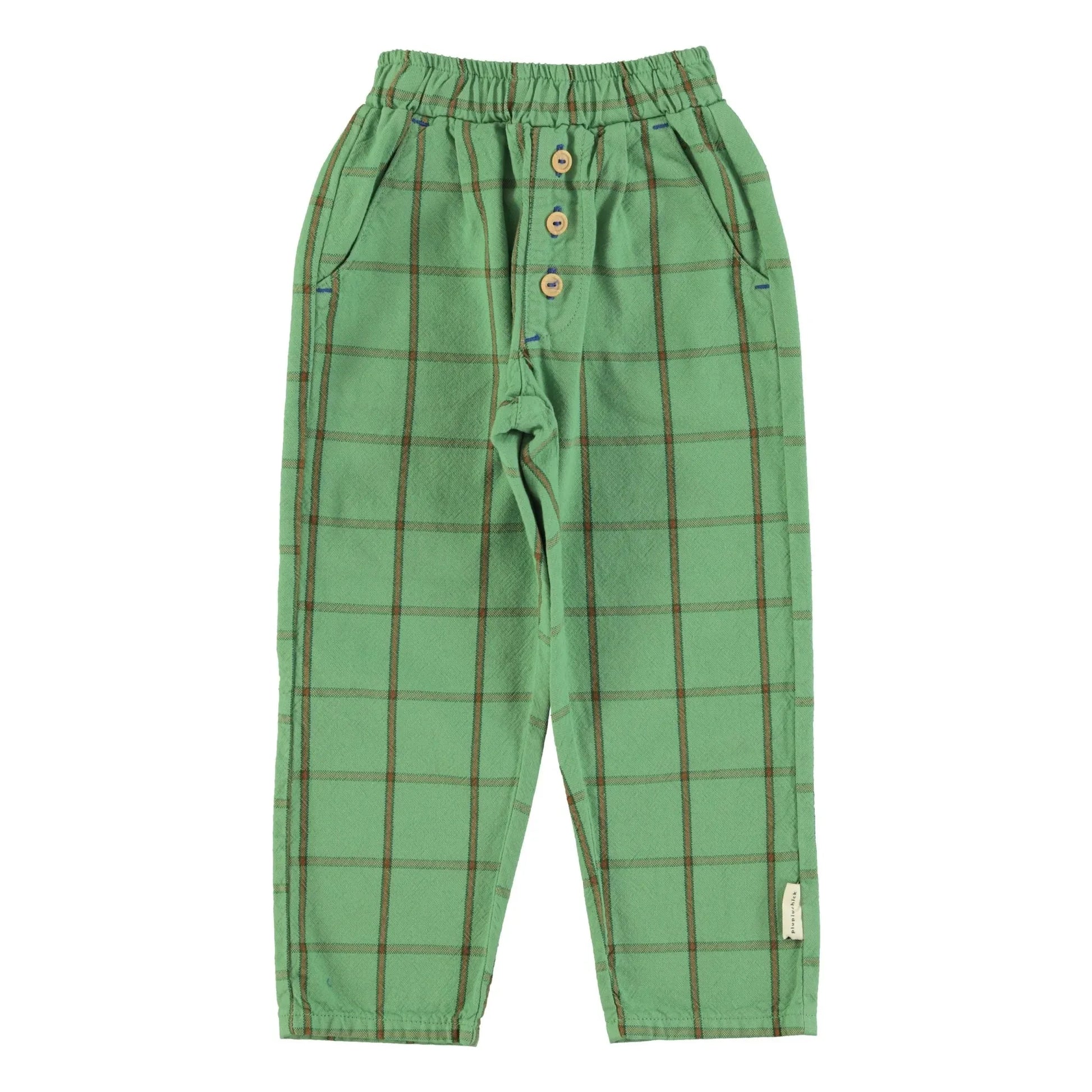 Piupiuchick - Carreaux Pants  | Green
