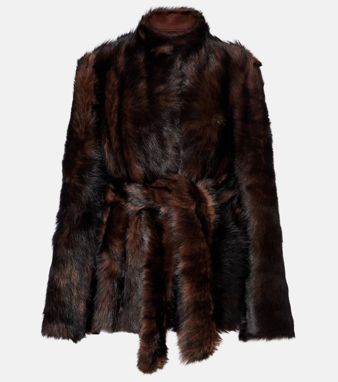 Nour Hammour - Elsa shearling wrap coat