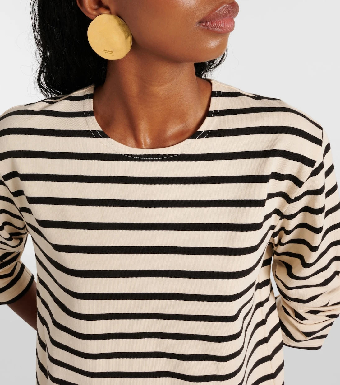 Tory Burch - Striped cotton minidress