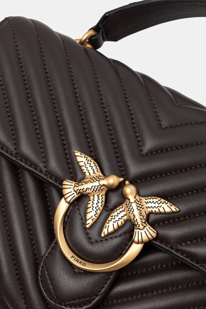 Pinko kadın deri crossbody çanta