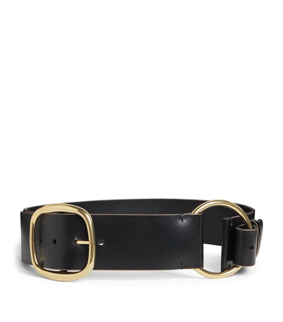 Black Leather Belt
