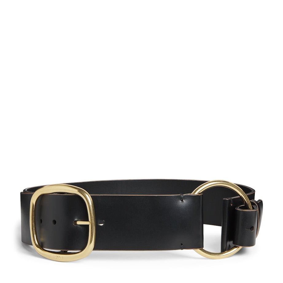 Black Leather Belt