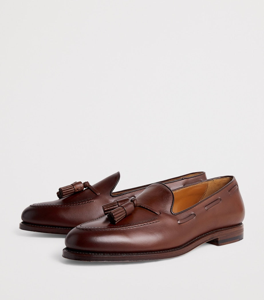 Leather Tasselled Maestra Loafers