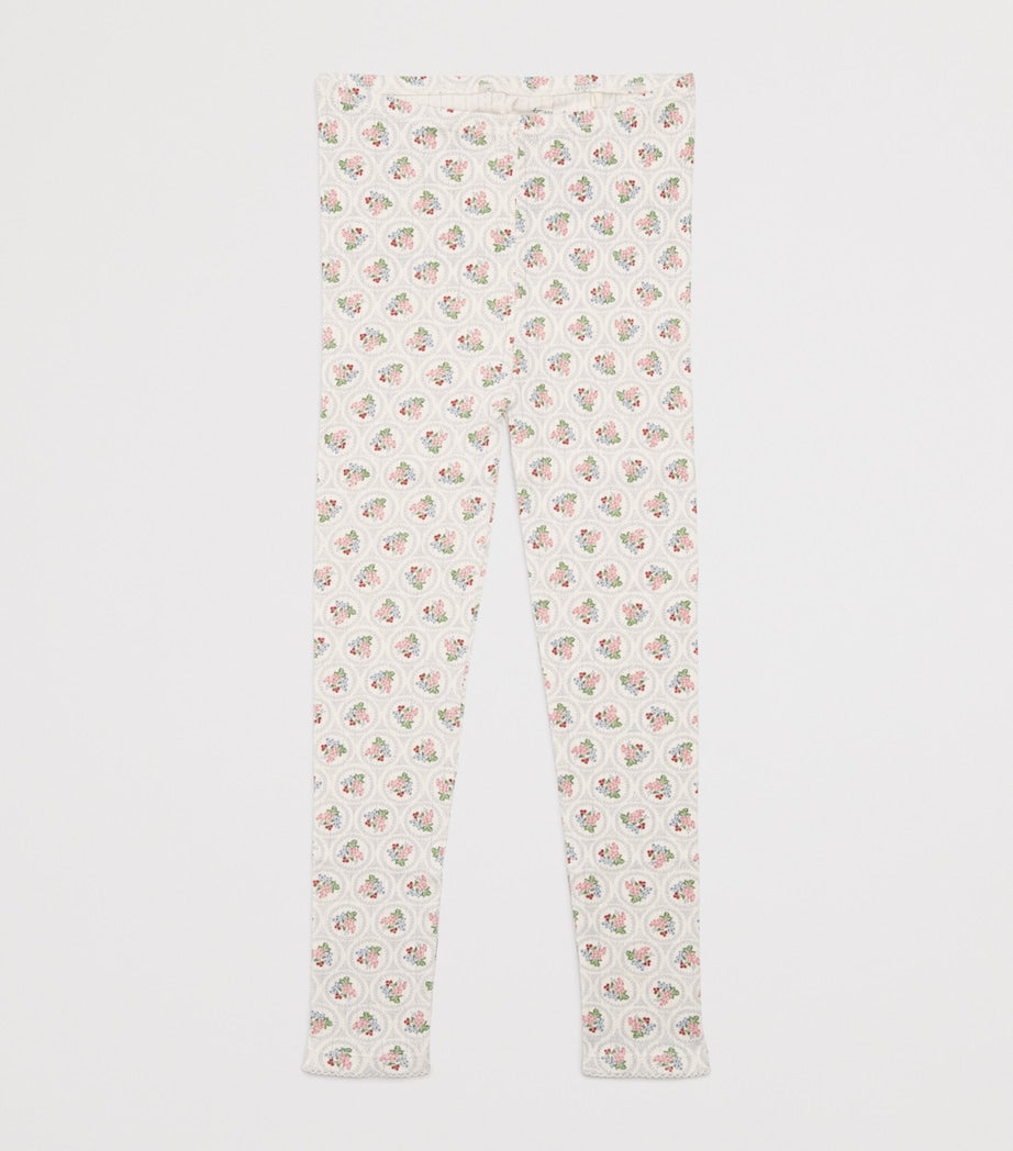 Organic Cotton Pointelle Minnie Trousers (1 Month-4 Years)
