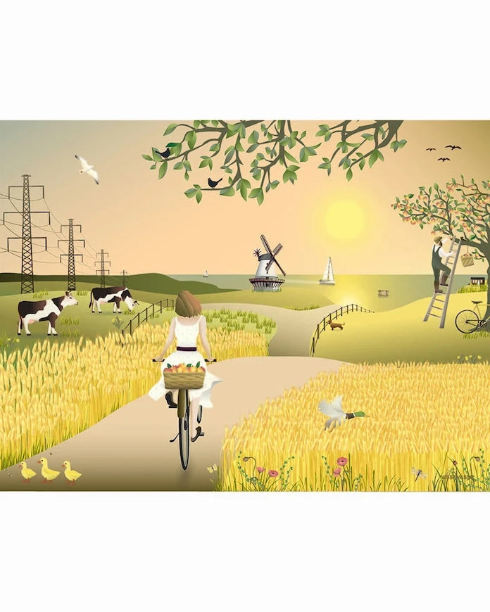 Vissevasse Постер A Fine Day 30x40 cm