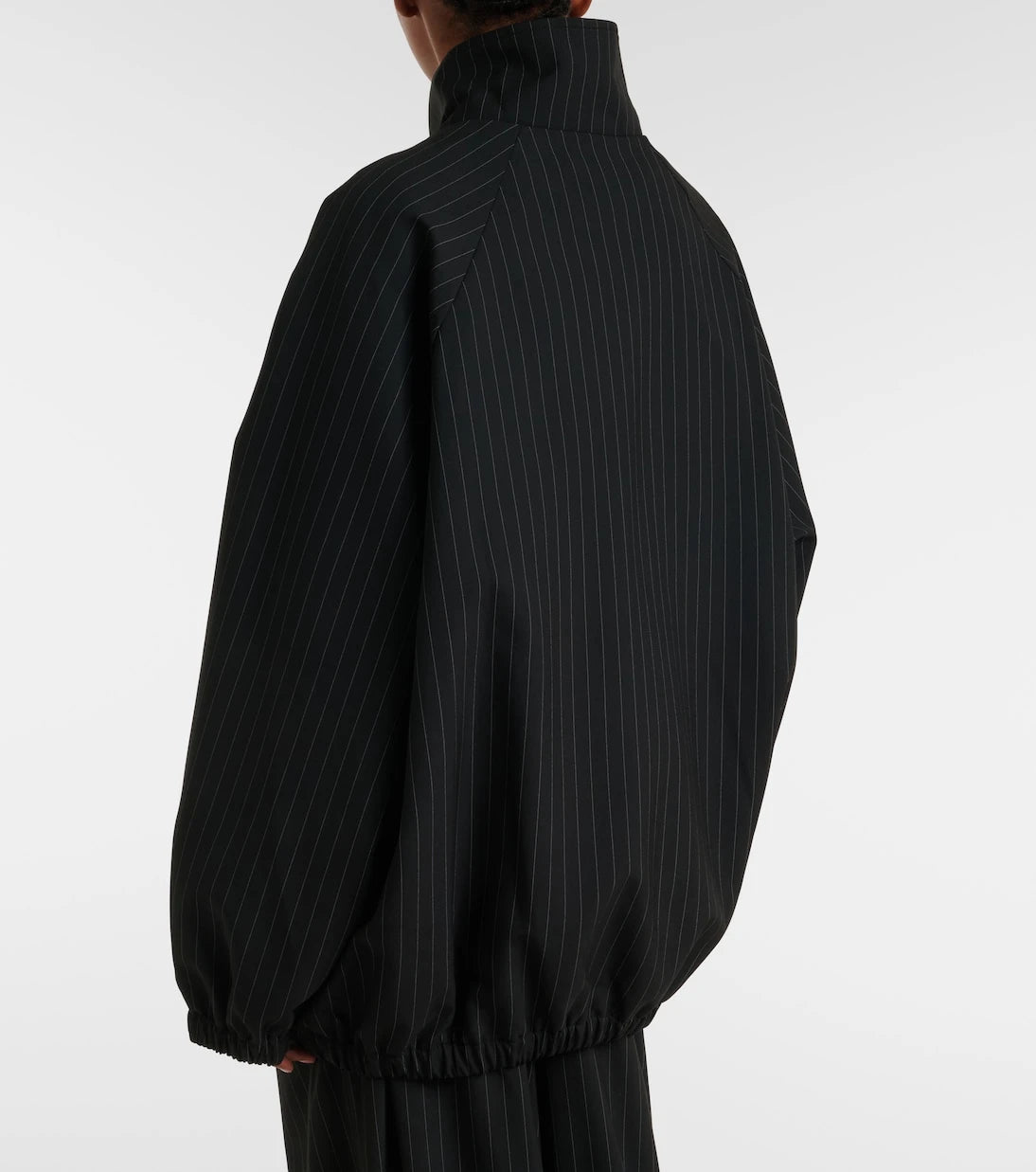 The Frankie Shop - Baxter oversized pinstripe blouson jacket