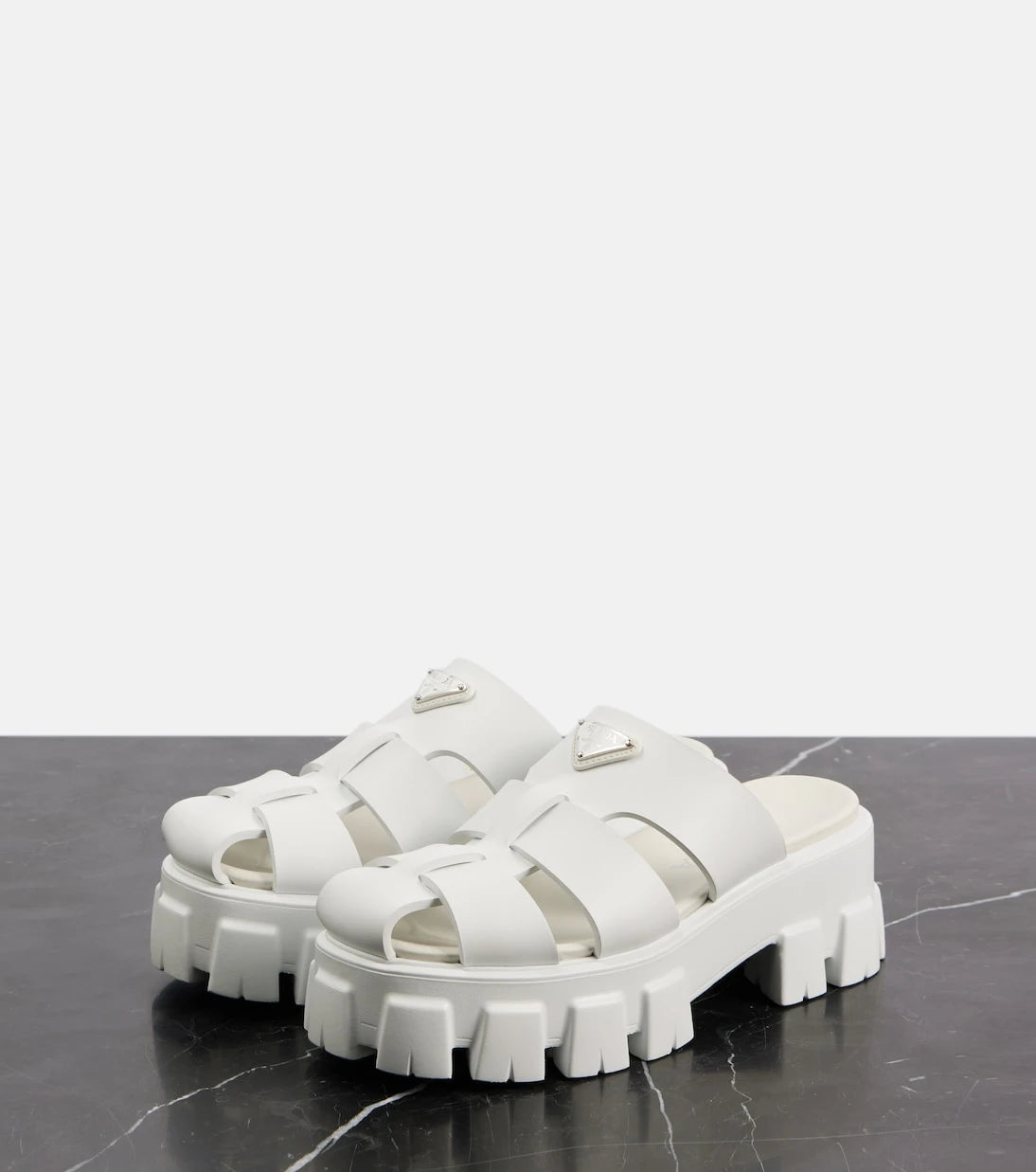 Prada - Platform fisherman sandals