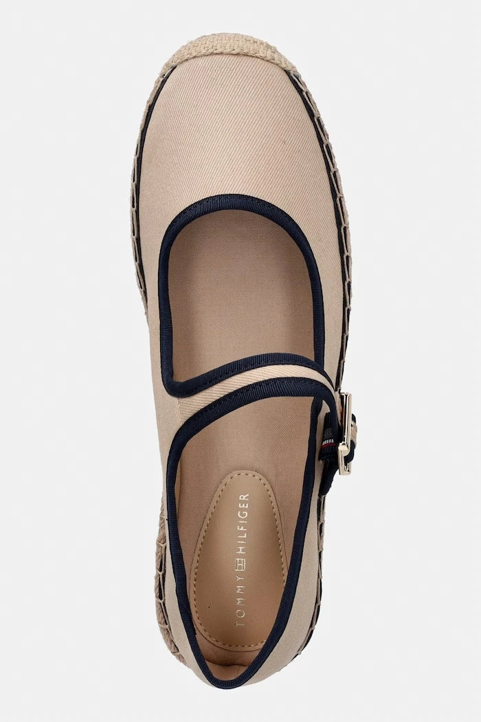 Tommy Hilfiger Kadın BUCKLE MARYJANE ESPADRILLE Espadril