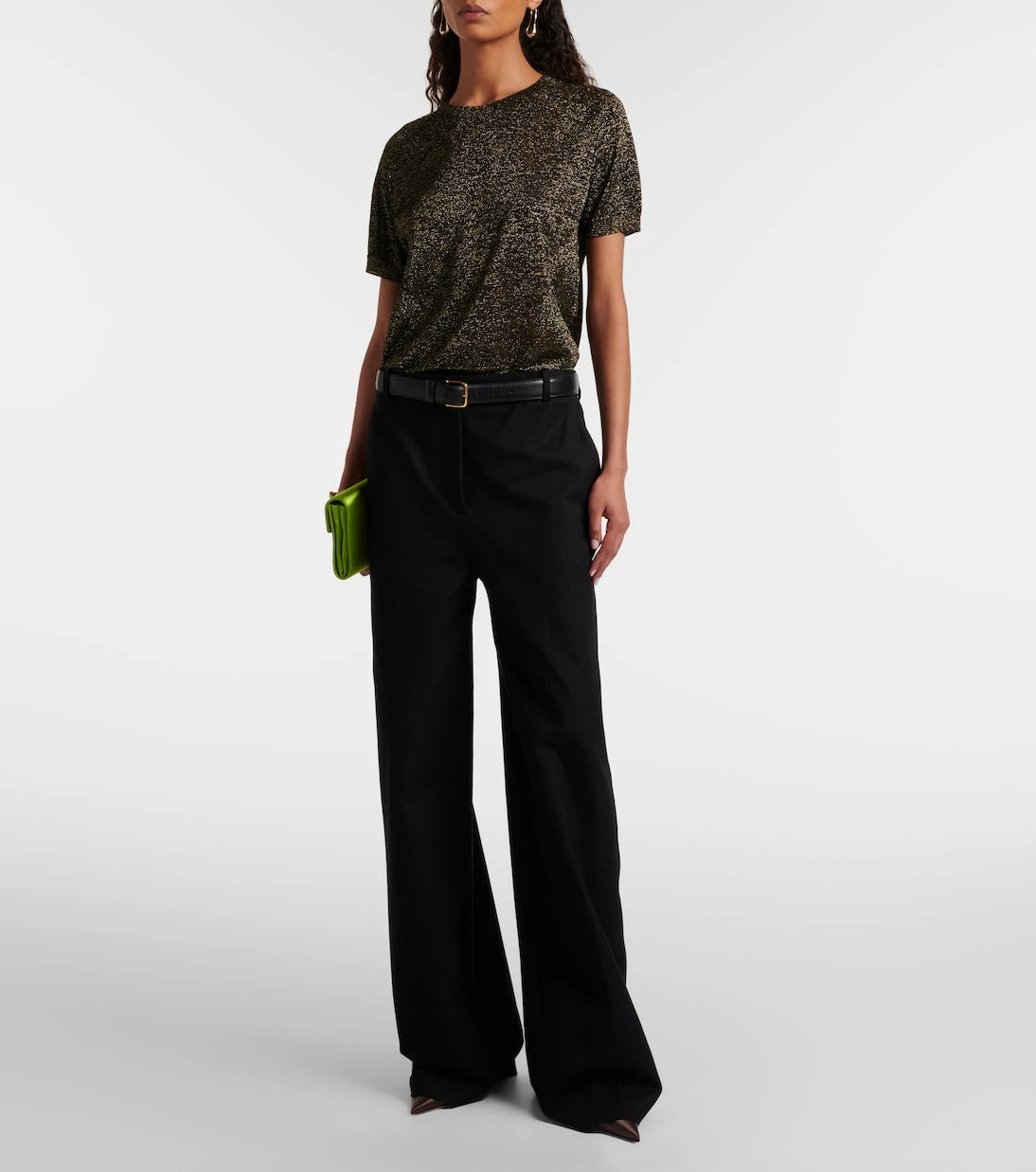 Joseph - Lille lamé knitted top