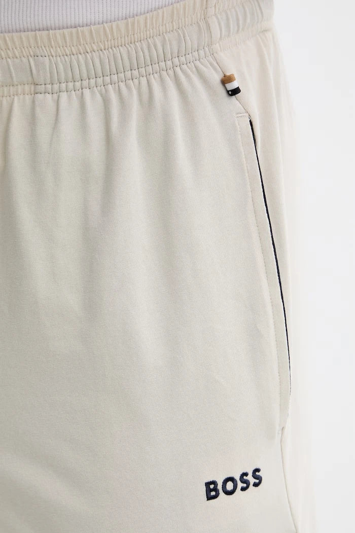 BOSS erkek pamuklu elastanlı ev tipi kısa şort Mix&Match Short CW