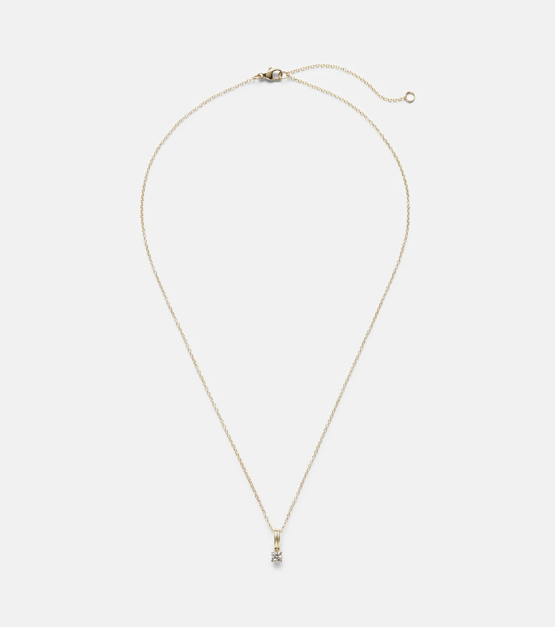 Stone and Strand - 14kt gold charm necklace with diamonds