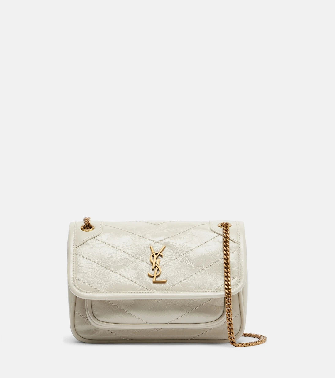 Saint Laurent - Niki Cassandre Mini leather shoulder bag