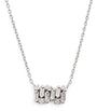 White Gold and Diamond Shimmer Necklace 18K WG/WD