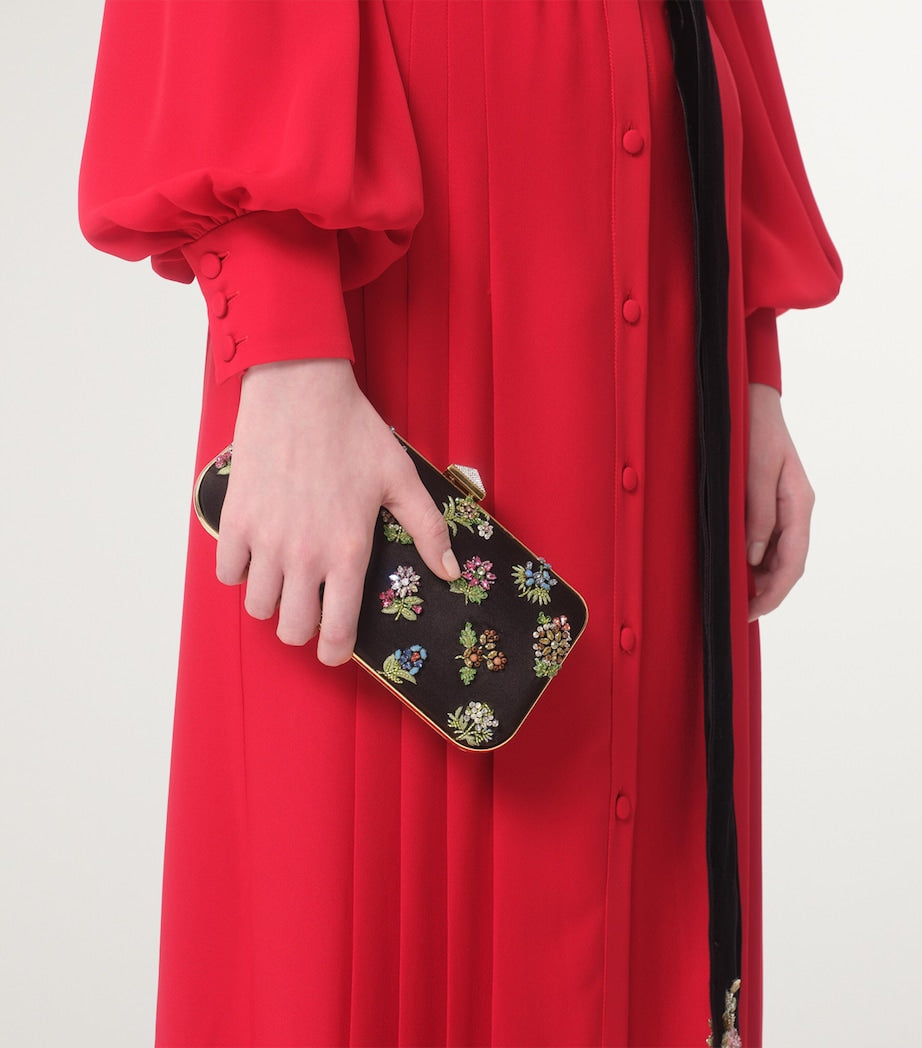 Valentino Red Silk Maxi Shirt Dress