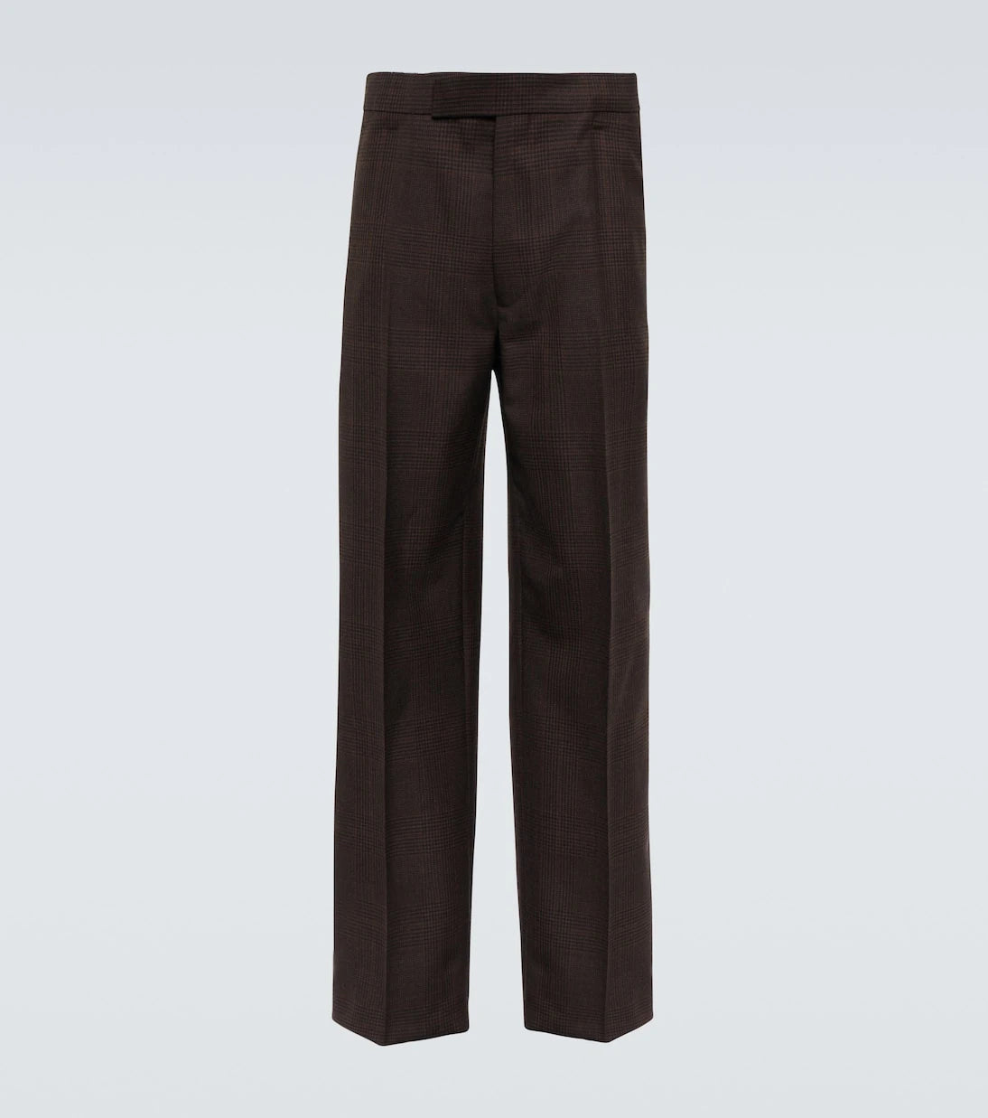 Prada - Checked wool pants