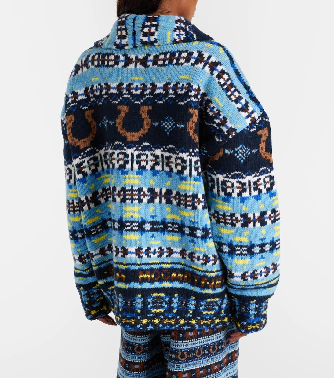 Stella McCartney - Fair Isle virgin wool cardigan