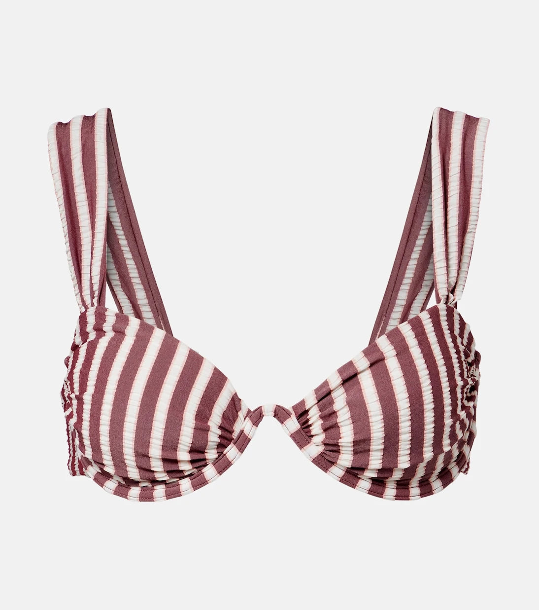 Simkhai - Anniston striped bikini top
