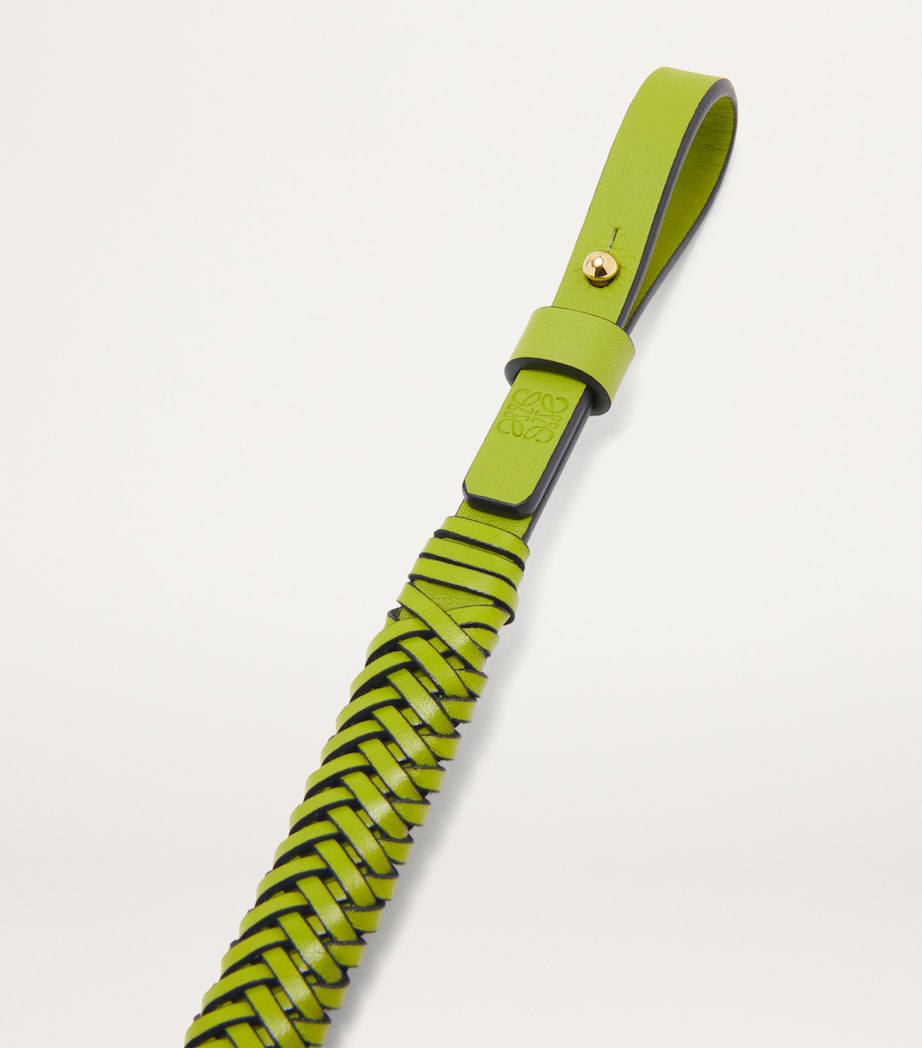 Green Leather Short Arrow Bag Strap