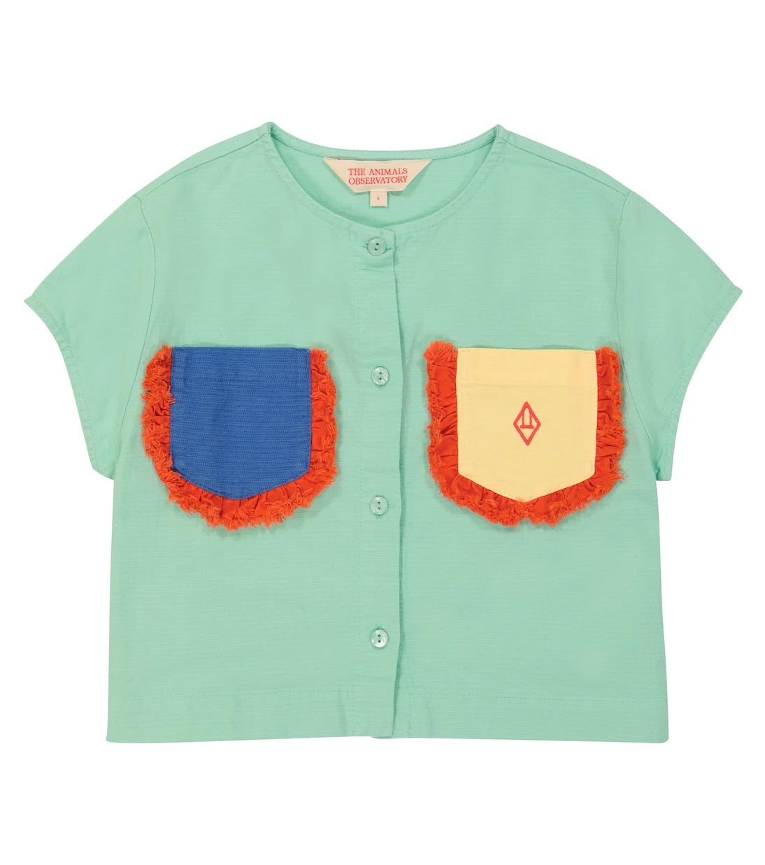 The Animals Observatory - Baboon cotton and linen shirt