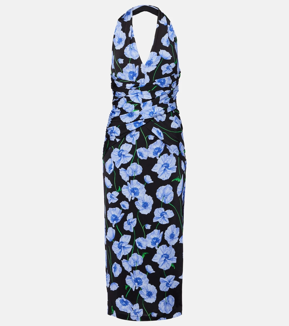 Carolina Herrera - Floral gathered midi dress