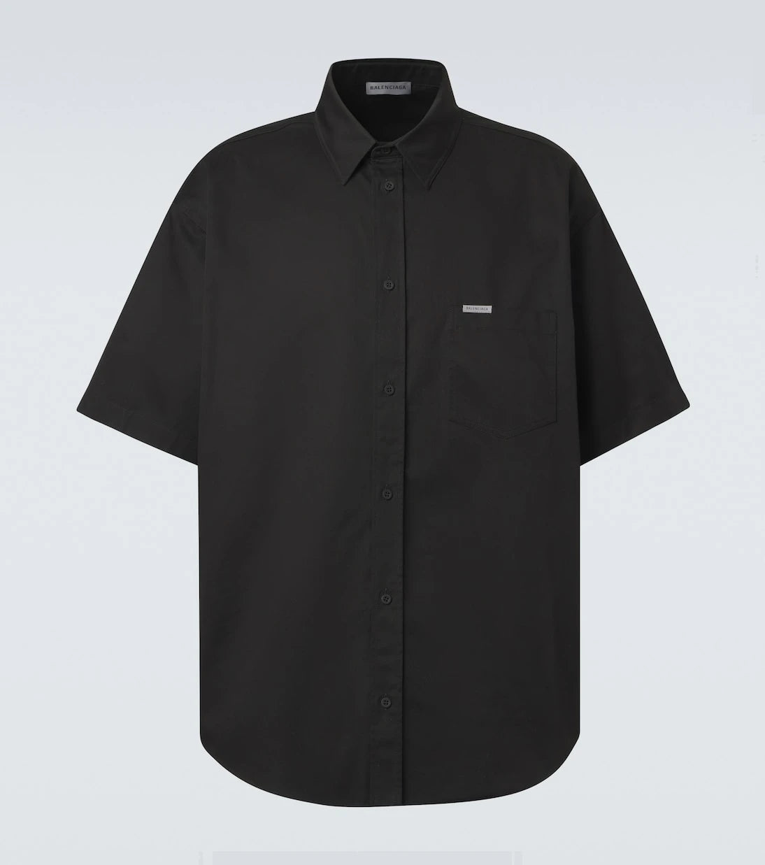 Balenciaga - Logo cotton twill shirt