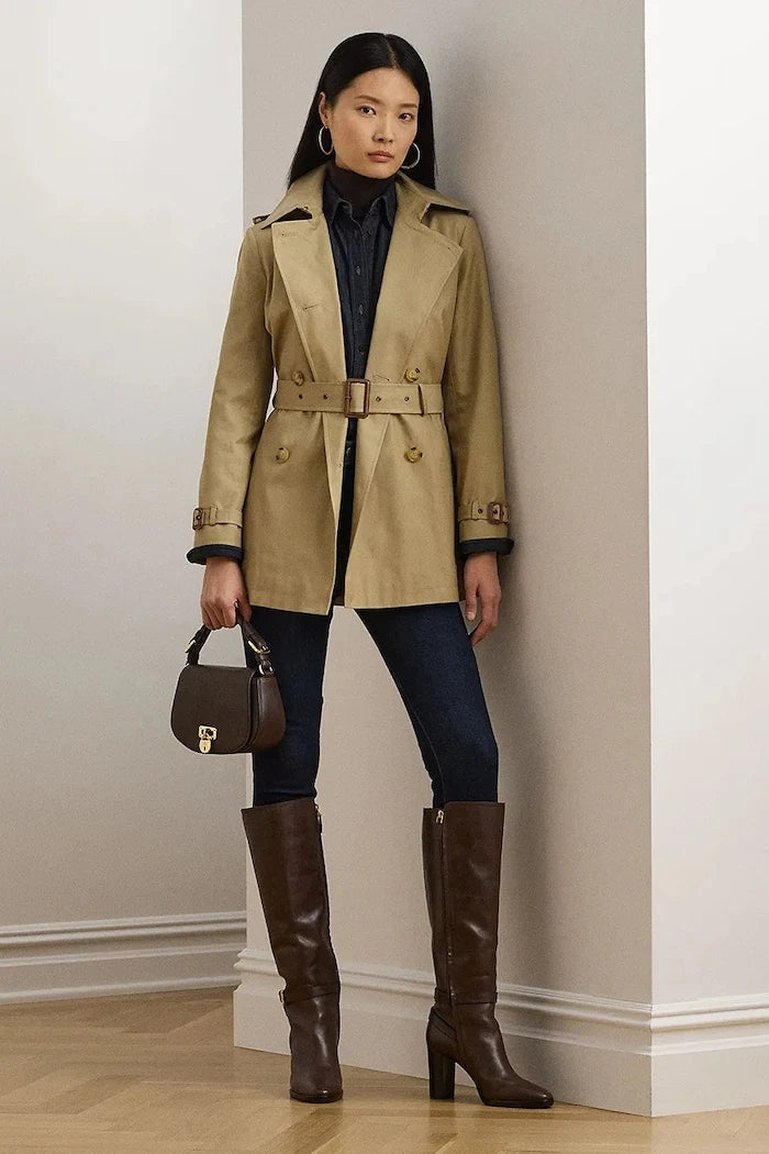 Lauren Ralph Lauren палто дамско с памук