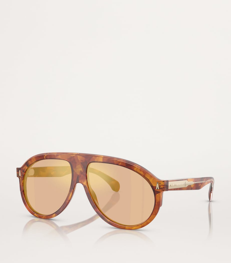 Moncler Brown Acetate Fhaite ME6001 Sunglasses