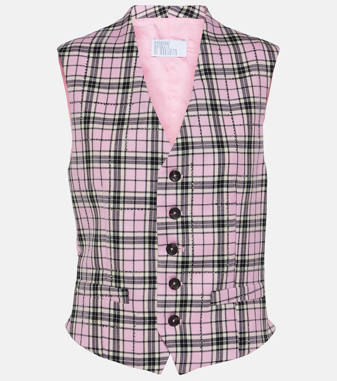Giuseppe di Morabito - Checked wool vest
