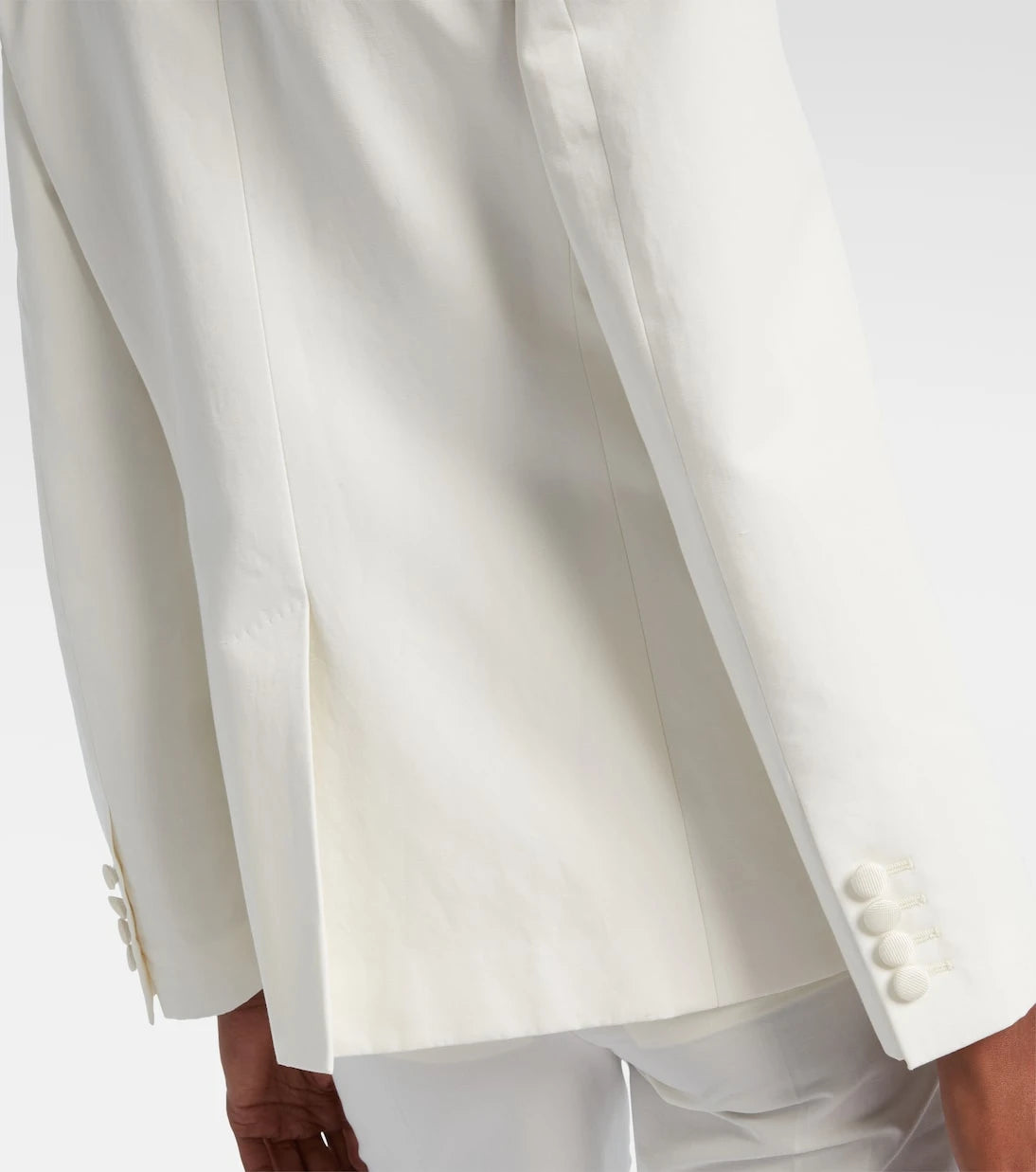 Valentino - Cotton and linen blazer