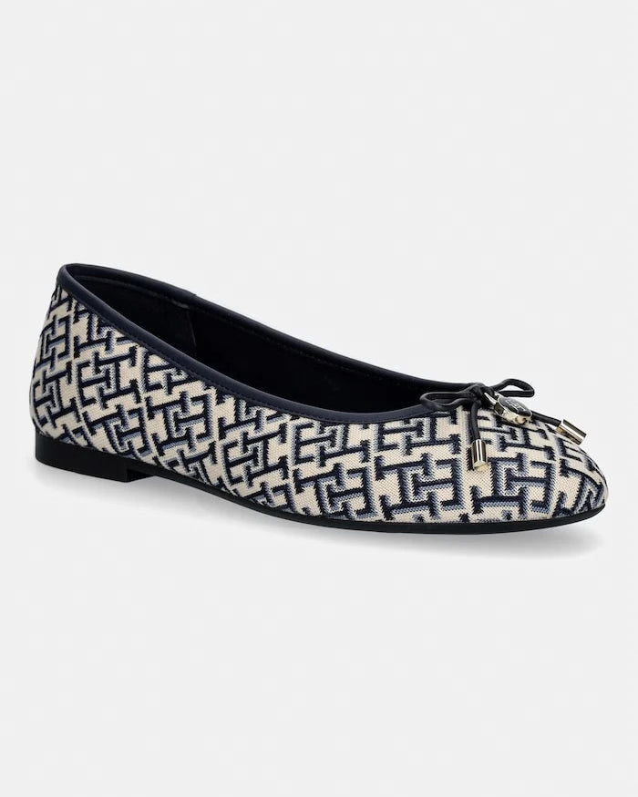 Tommy Hilfiger TH CHARM JACQUARD BALLERINA Balerinler