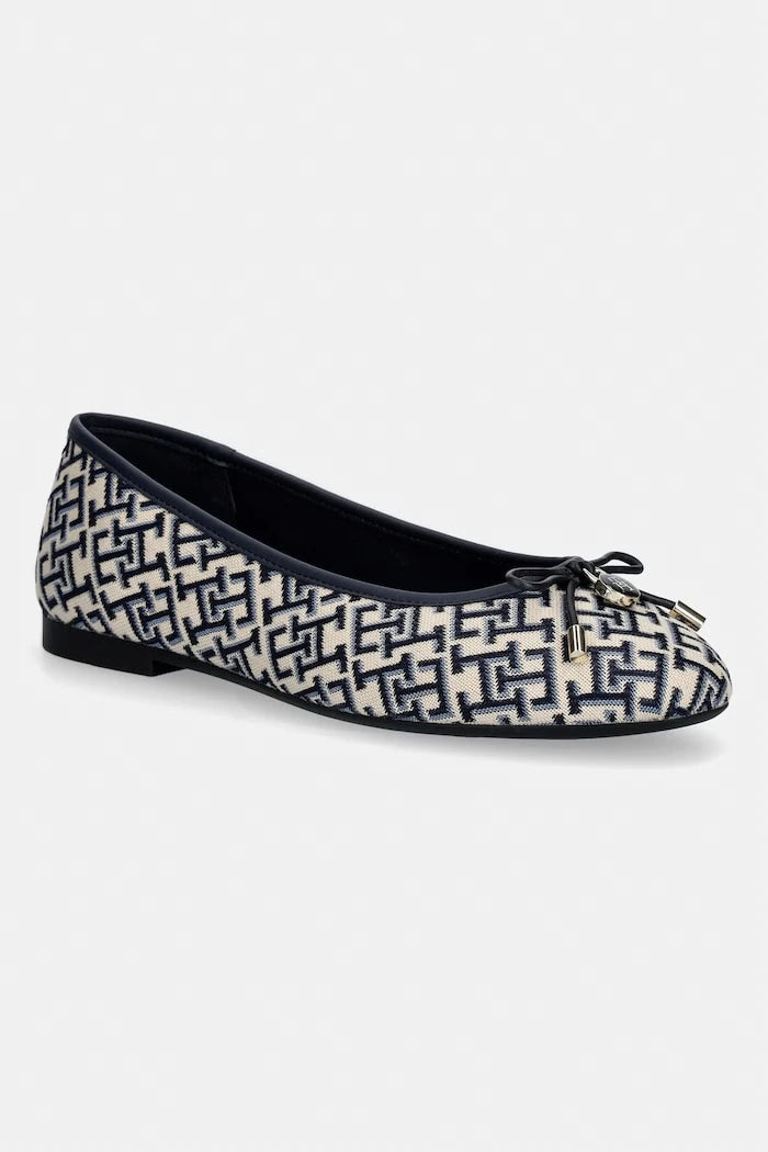 Tommy Hilfiger балеринки TH CHARM JACQUARD BALLERINA