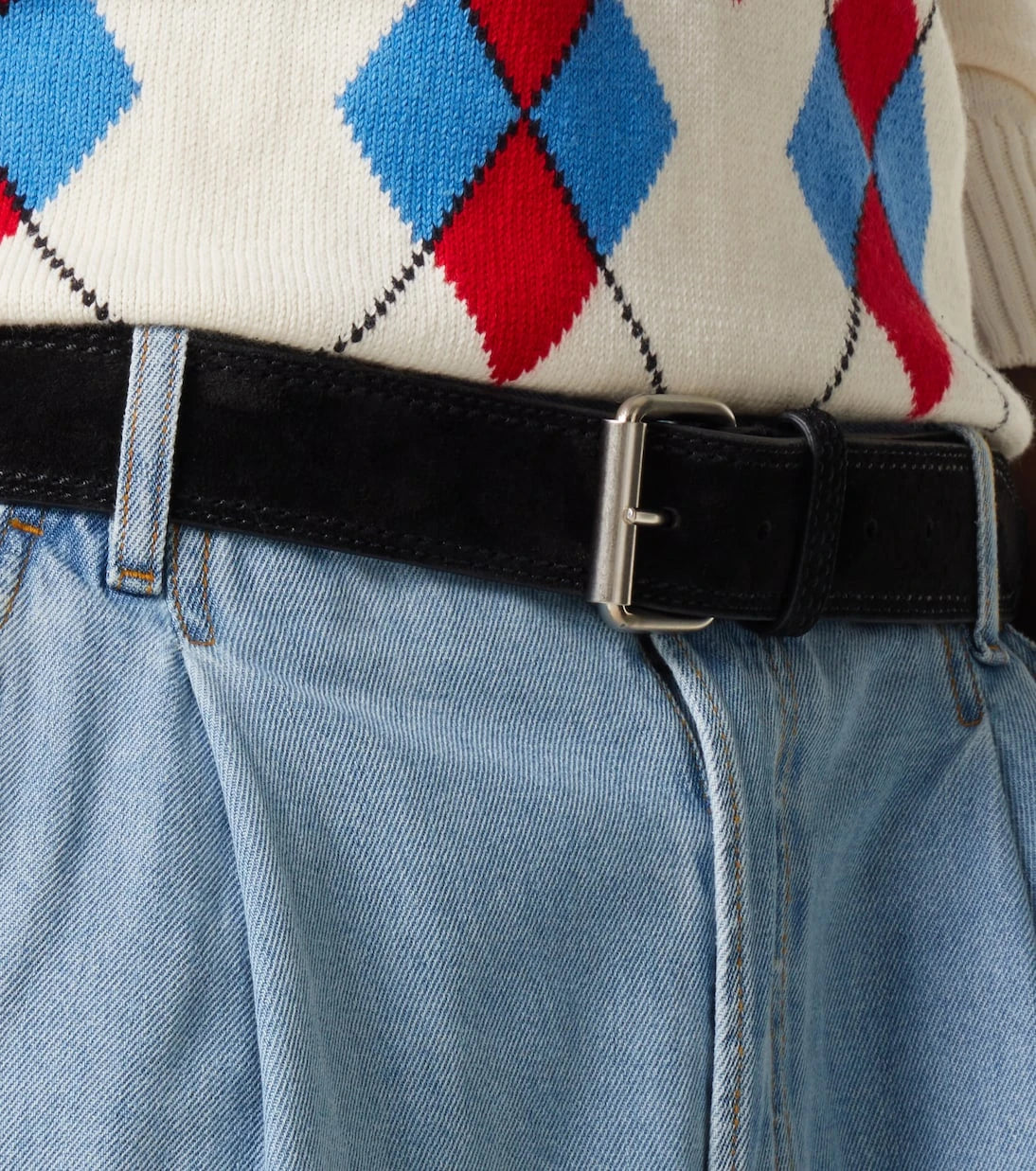 Dries Van Noten - Suede belt