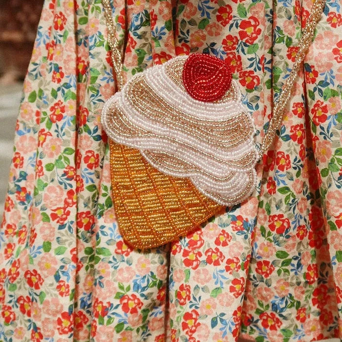 Konges Sløjd BEADED ICE CREAM STRAP WALLET